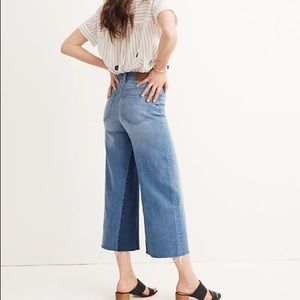 Madewell Wide Leg Crop Jeans